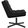 Sukamasis krėslas Juoda 63 x 75 x 76 cm Blizgantis PU