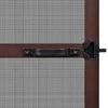 Sukamasis vabzdžių tinklas Ruda ir juoda 100 x 215 cm