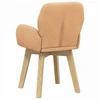 Sukamos valgomojo kėdės 6 pcs Bouclé Smėlio 54 x 58 x 87 cm