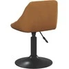 Sukamosios valgomojo kėdės 2 pcs Ruda 46 x 44 x 77.5 cm
