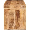 Suklijuotas stalas 3 vnt. Ruda 82 x 40 x 46 cm