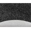 Neslystantis plaukuotas kilimas Tamsiai pilka 160 x 160 cm PP
