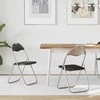 Sulankstoma kėdė 2 pcs Juoda ir pilka 48 x 43,5 x 81 cm