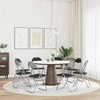 Sulankstoma kėdė 8 pcs Juoda ir pilka 48 x 43,5 x 81 cm