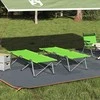 Sulankstoma Kempingo Lova 2 pcs Žalia 194 x 62,5 x 42,5 cm