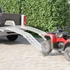 Sulankstoma motociklinės rampos 340 kg per rampa 2 pcs Sidabro