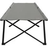 Sulankstoma Kempingo Lova Pilka 206 x 76 x 74 cm