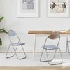 Sulankstoma kėdė 2 pcs Pilka 48 x 43,5 x 81 cm Dirbtinė oda