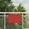 Kabantis balkono stalas Raudona 60 x 39 x 65 cm Plienas