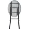 Sulankstomas baro stalas, baltas, 80x110cm, HDPE