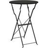 Bistro stalas Antracitas Ø 50 x 71 cm Miltelinis plienas