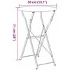 Bistro stalas Smėlio Ø 50 x 71 cm Miltelinis plienas