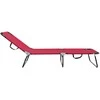 Sulankstomas gultas 2 pcs Raudona 188 x 57 x 86,5 cm
