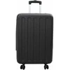 Lagaminas su užraktu Juoda 43 x 27 x 66 cm ABS plastikas