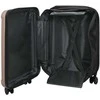 Lagaminas rožinis auksas 34 x 23 x 55.5 cm ABS plastikas