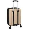 Lagaminas su užraktu šampano 34 x 23 x 55.5 cm ABS plastikas