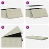 Sulankstomas saugojimo suolas Balta 180 kg 80 L 77 x 38 x 38 cm