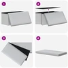 Sulankstomas saugojimo suolas Balta 180 kg 80 L 77 x 38 x 38 cm