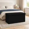 Sulankstomas saugojimo suolas Juoda 180 kg 80 L 77 x 38 x 38 cm