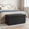 Sulankstomas saugojimo suolas Pilka 180 kg 80 L 77 x 38 x 38 cm