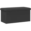 Sulankstomas saugojimo suolas Pilka 180 kg 80 L 77 x 38 x 38 cm