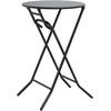 Sodo stalas Antracitas 50 x 50 x 72 cm metalas
