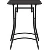 Bistro stalas Antracitas 55 x 55 x 72,5 cm Miltelinis plienas