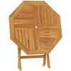 Sulankstomas sodo stalas Natūrali 90 x 90 x 75 cm