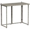 Sulankstomas sodo stalas Pilka 90x51x75 cm polirotango