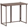 Sulankstomas sodo stalas Rudas 90x51x75 cm Poly Rattan