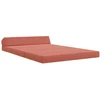 Sulankstomas Sofa-Lovas Čiužinys Raudona oranžinė