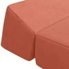 Sulankstomas Sofa-Lovas Čiužinys Raudona oranžinė