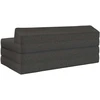 Sulankstomas Sofa-Lovas Čiužinys Tamsiai pilka 120 x 60 x 49 cm