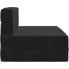 Sofa Sulankstomas Sofos Lova Juoda 100 x 80 x 60 cm Audinys