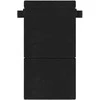 Sulankstomas Sofa-Lovas Čiužinys Juoda 70 x 80 x 60 cm Audinys