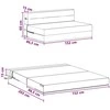 Sulankstomas Sofos Lova Juoda 152 x 86,5 x 60 cm Audinys