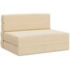 Sulankstomas Sofa-Lovas Čiužinys Kreminė 70 x 80 x 60 cm