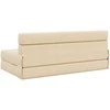 Sofa Sulankstomas Sofos Lova Kreminė 152 x 86,5 x 60 cm Audinys