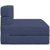 Sofa Sulankstomas Sofos Lova Mėlyna 100 x 80 x 60 cm Audinys