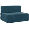 Sofa Sulankstomas Sofos Lova Mėlyna 70 x 80 x 60 cm Audinys