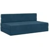 Sofa Sulankstomas Sofos Lova Mėlyna 152 x 86,5 x 60 cm Audinys
