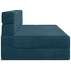 Sofa Sulankstomas Sofos Lova Mėlyna 152 x 86,5 x 60 cm Audinys