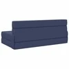 Sofa Sulankstomas Sofos Lova Mėlyna 152 x 86,5 x 60 cm Audinys