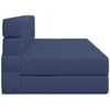 Sofa Sulankstomas Sofos Lova Mėlyna 152 x 86,5 x 60 cm Audinys