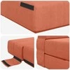Sulankstomas Sofa-Lovas Čiužinys Raudona oranžinė