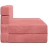 Sulankstomas Sofa-Lovas Čiužinys Rožinė 100 x 80 x 60 cm