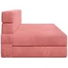 Sofa Sulankstomas Sofos Lova Rožinė 152 x 86,5 x 60 cm Audinys