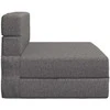 Sofa Sulankstomas Sofos Lova Šviesiai pilka 100 x 80 x 60 cm Audinys