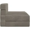 Sofa Sulankstomas Sofos Lova Šviesiai pilka 70 x 80 x 60 cm Audinys