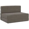 Sofa Sulankstomas Sofos Lova Šviesiai pilka 70 x 80 x 60 cm Audinys